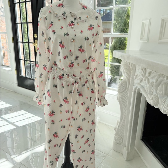 Hill House Floral Garment with Multicolor Accents - Picture 3 of 6